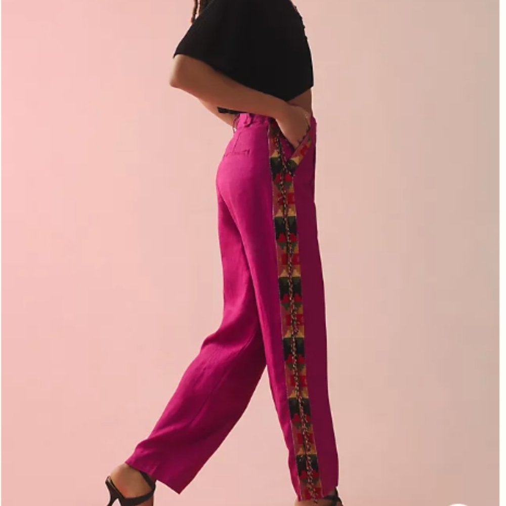 Farm Rio Pink Carrot Pants - Size Medium